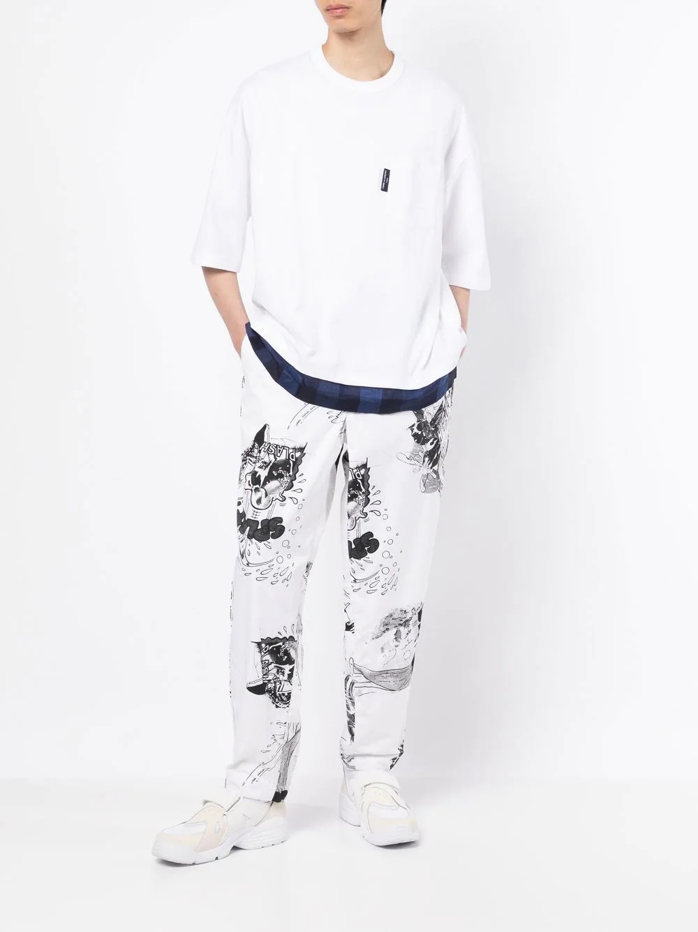 graphic-print track pants - 2