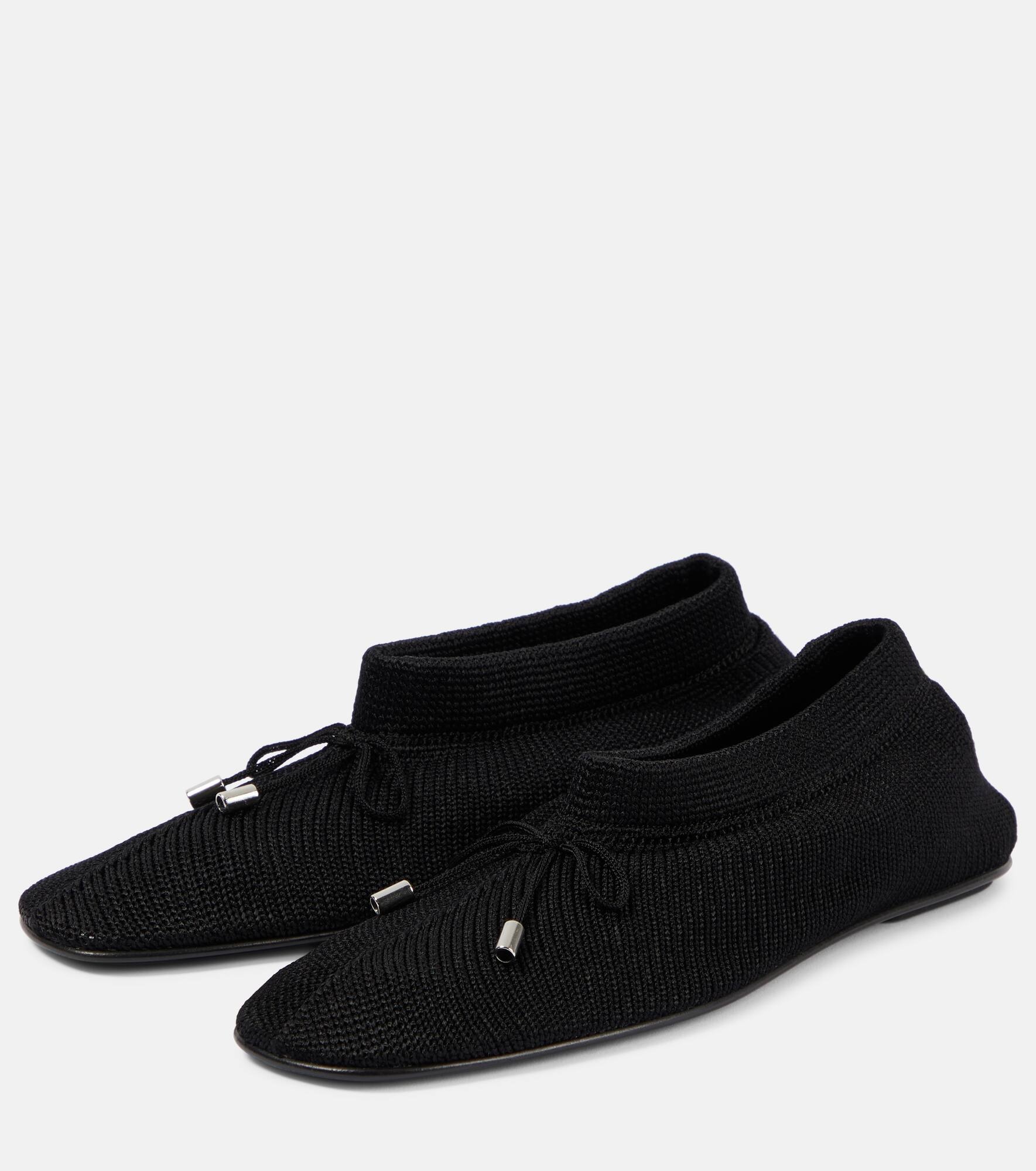 Knit ballet flats - 5