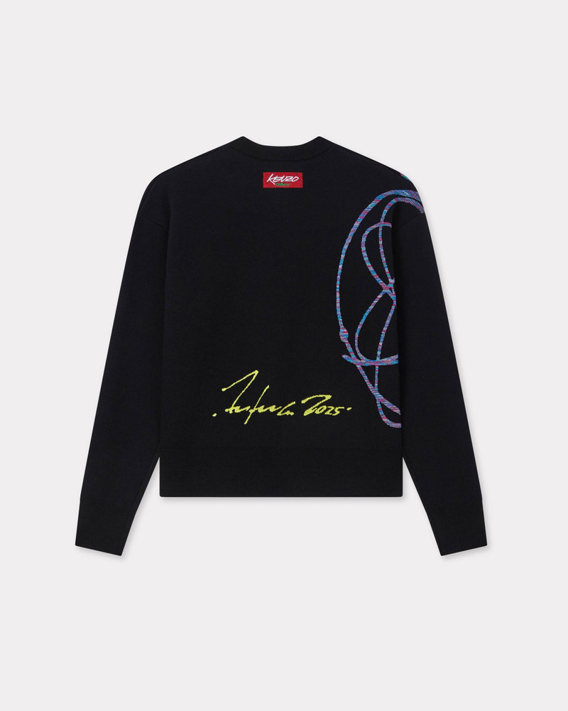 KENZO 'Kenzo x Futura 2000' jumper in mixed cotton wool outlook