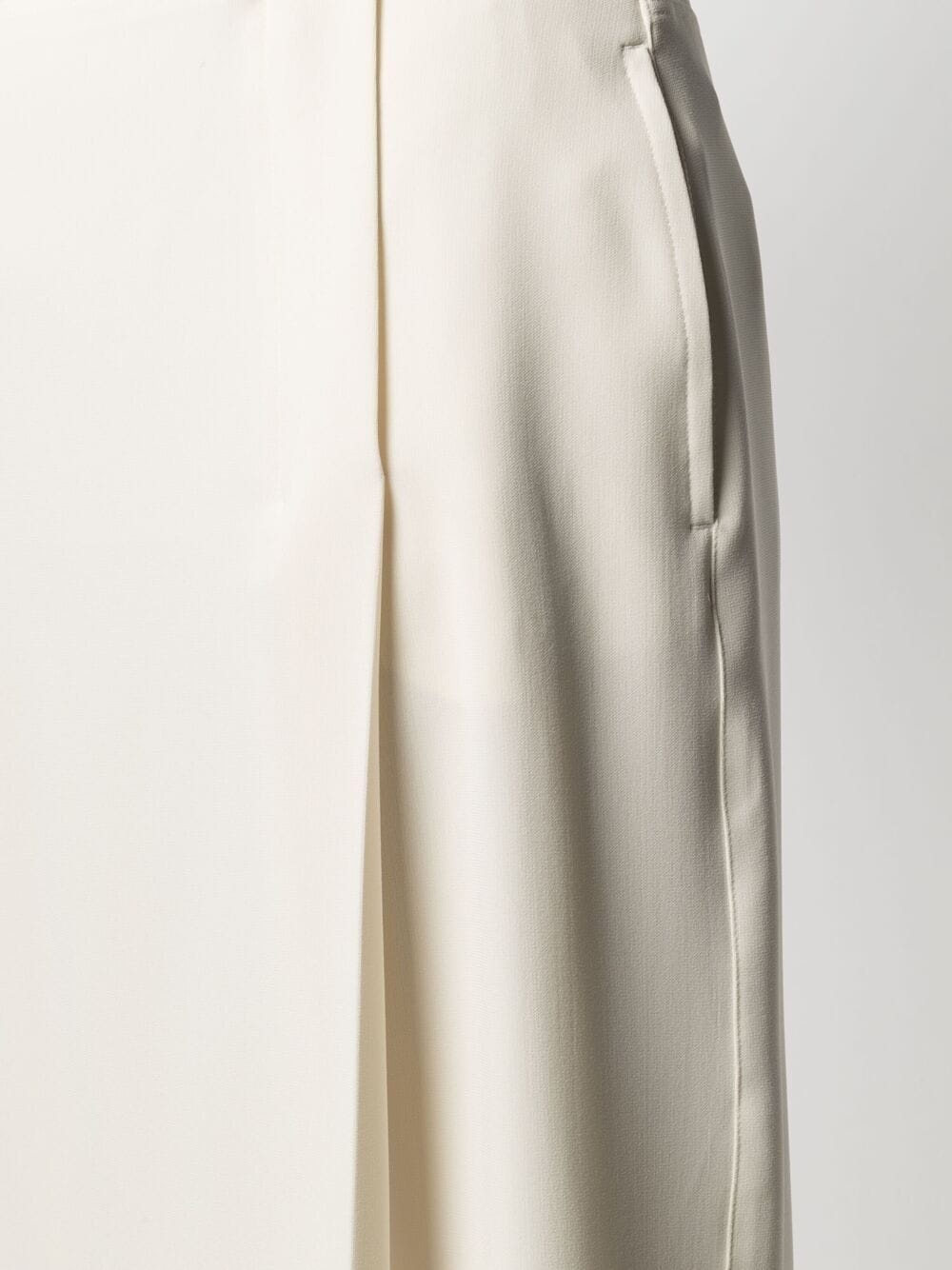 wrap-front midi skirt - 5