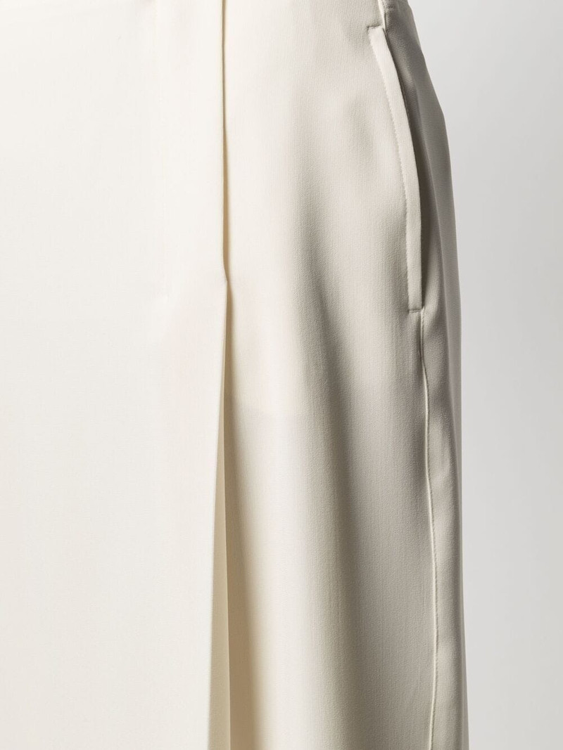 wrap-front midi skirt 5