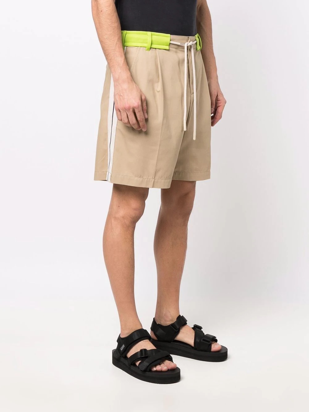 drawstring tailored shorts - 3