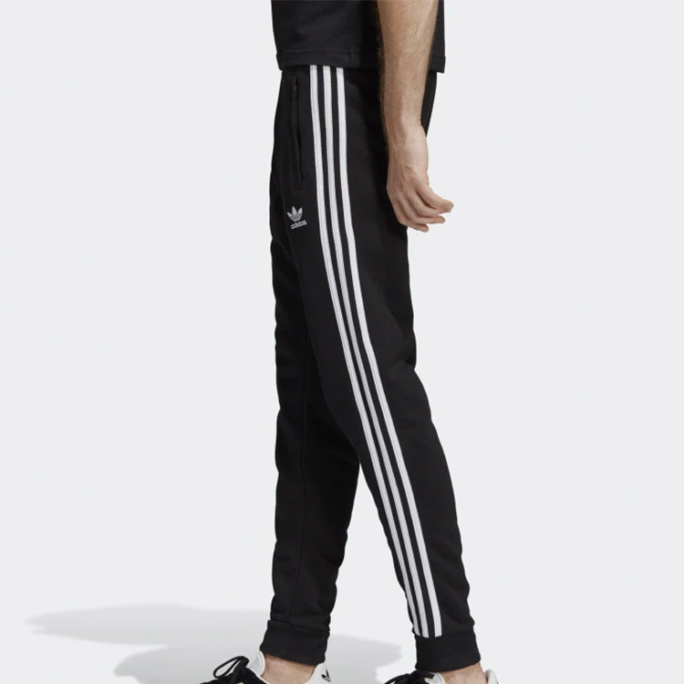 adidas originals Printing Fleece Lined Sports Pants Black DV1549 - 5