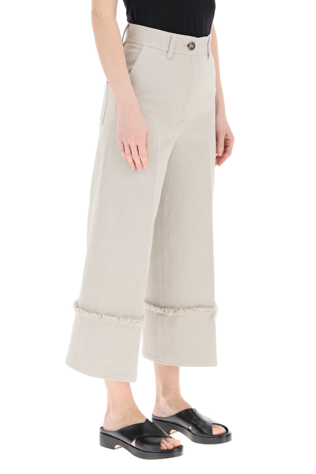 DENIM CULOTTE TROUSERS - 3