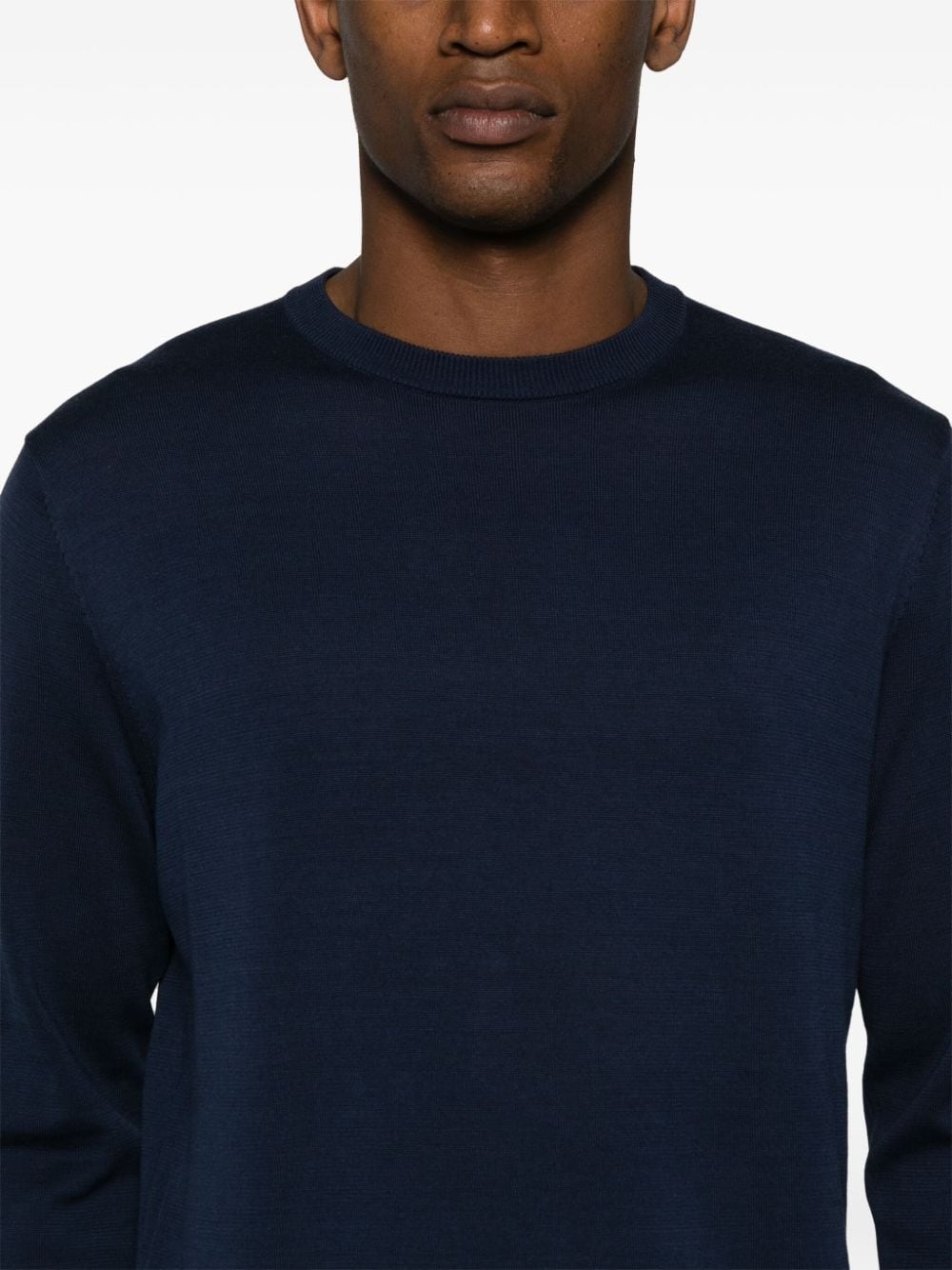 crew-neck fine-knit jumper - 5