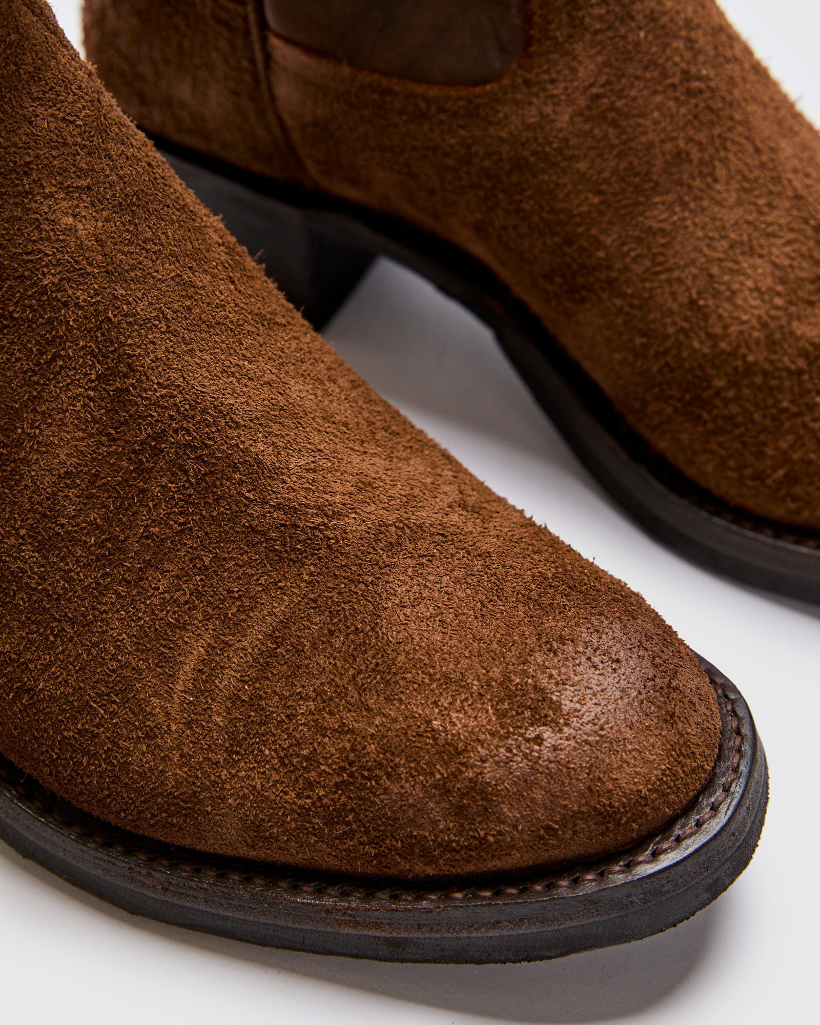 Walker Boot in Brown Roughout - 9