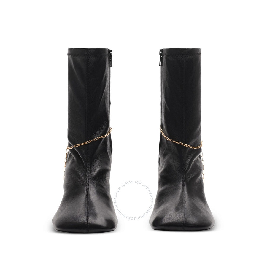 Burberry Leather Slinky Legging Low Boots - 3
