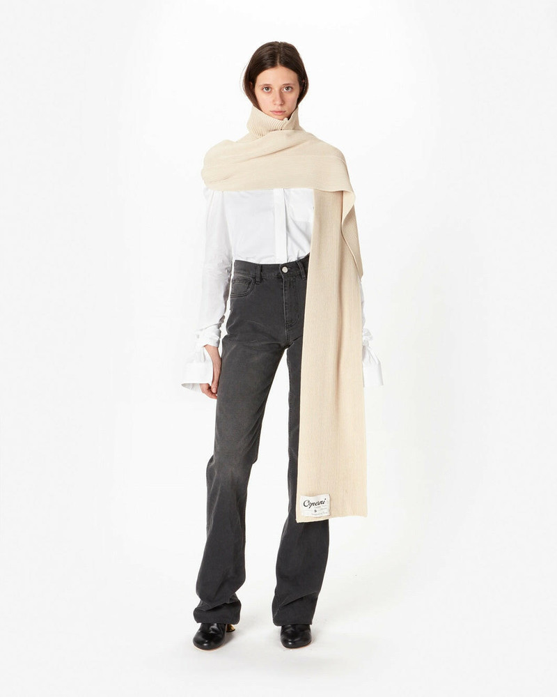 KNITTED COLLAR SCARF - 1