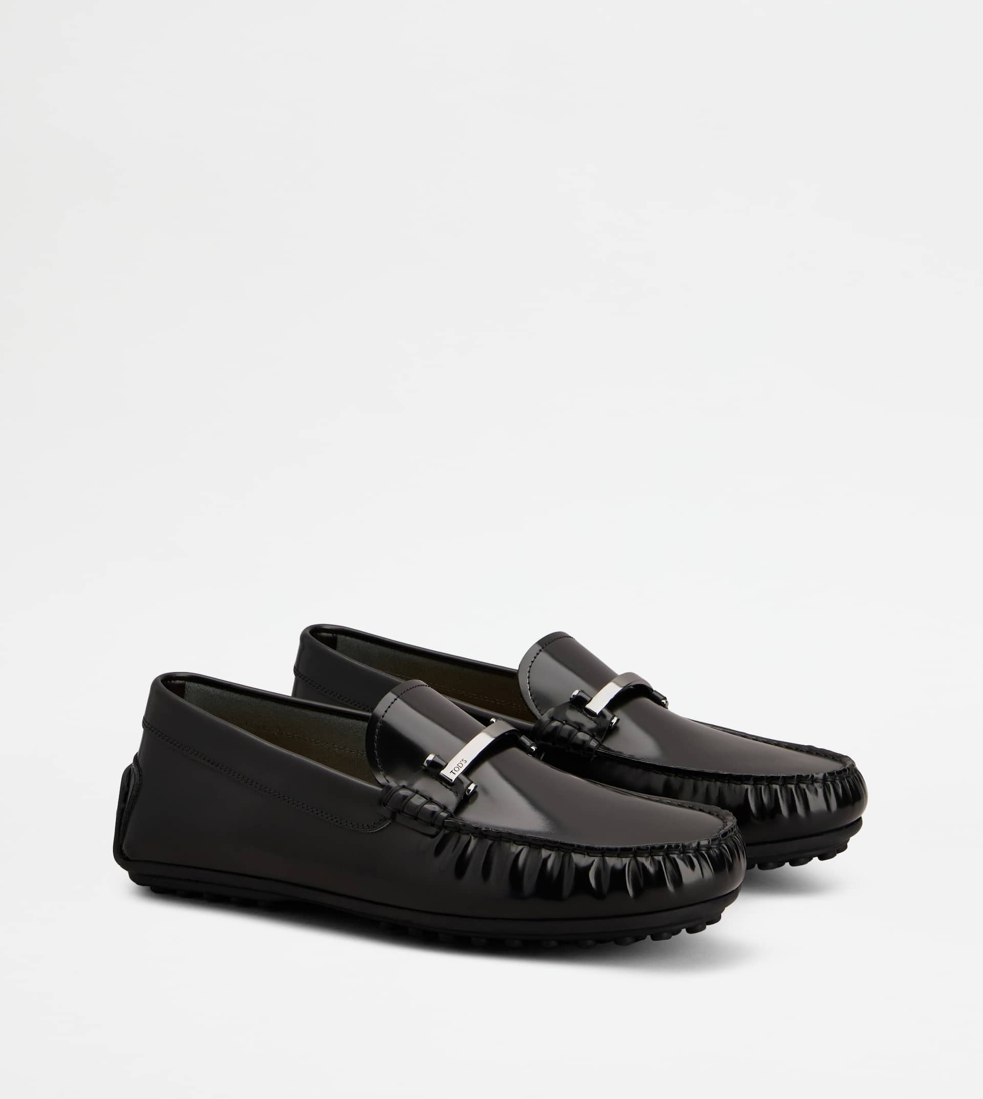 CITY GOMMINO DRIVING SHOES IN LEATHER - BLACK - 2