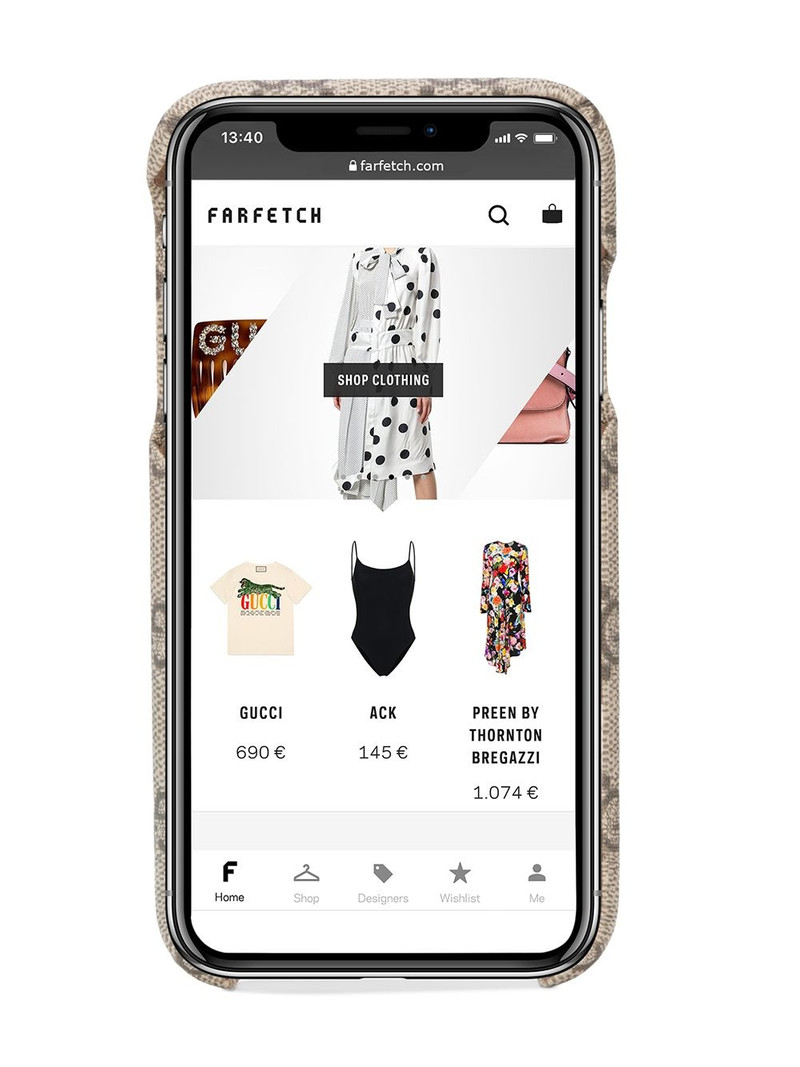 GUCCI GG Supreme monogram iPhone XR case outlook