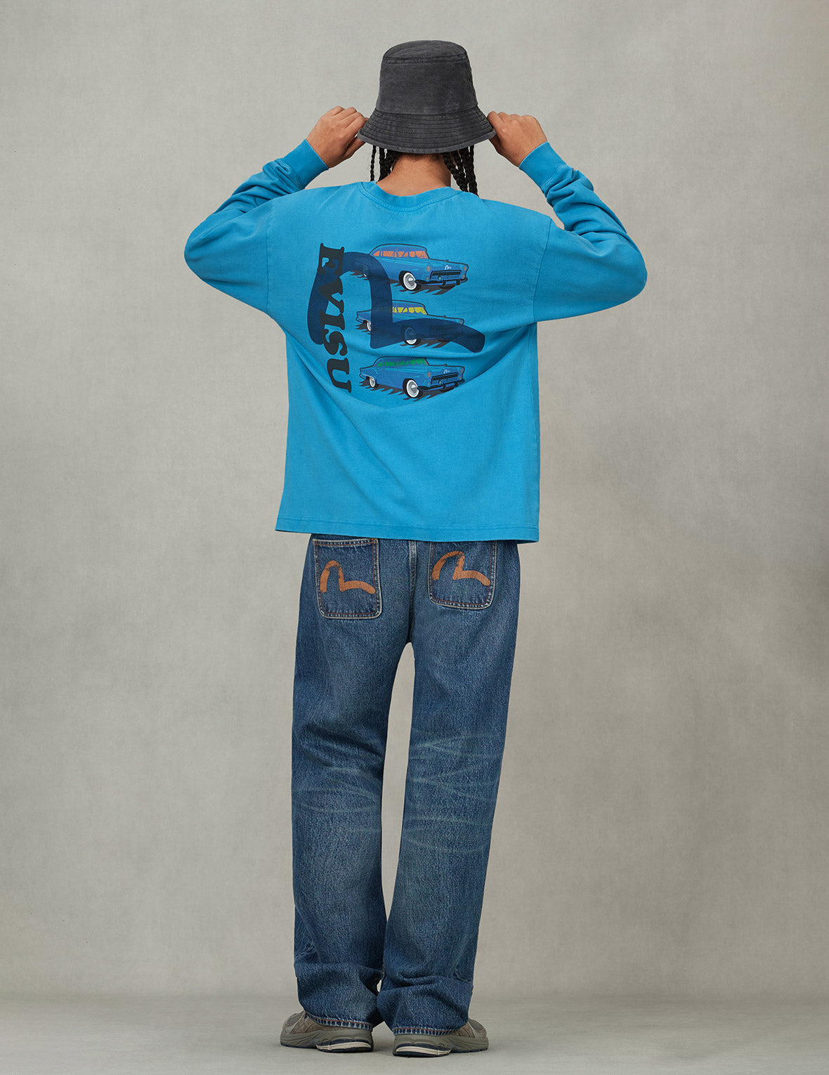 Distressed Seagull Print Regular Fit Denim Jeans - 5