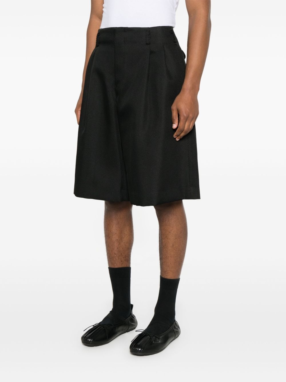 twill-weave shorts - 3
