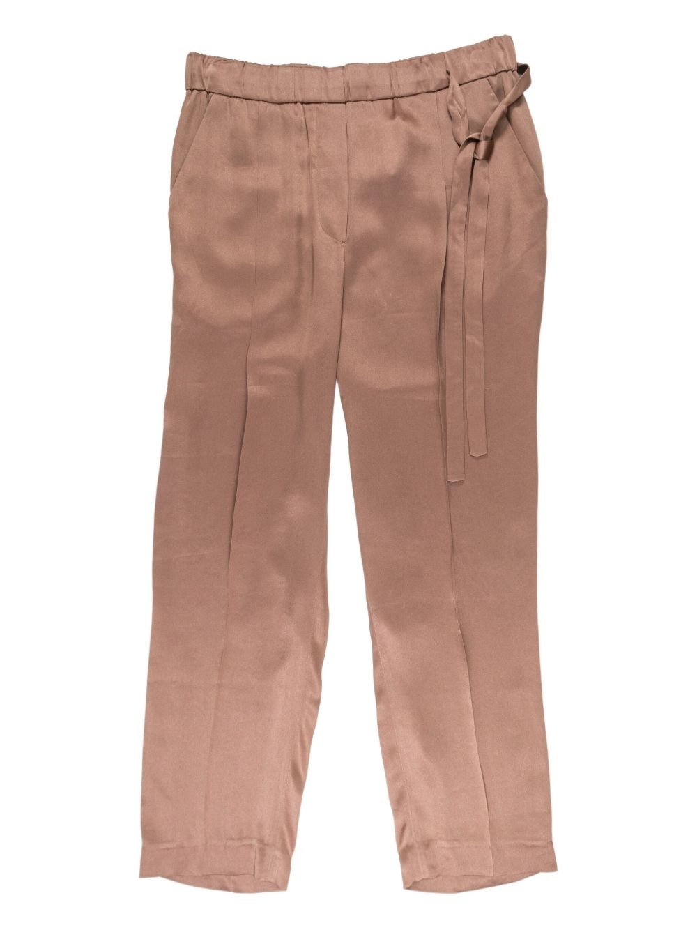 elasticated-waistband trousers - 1