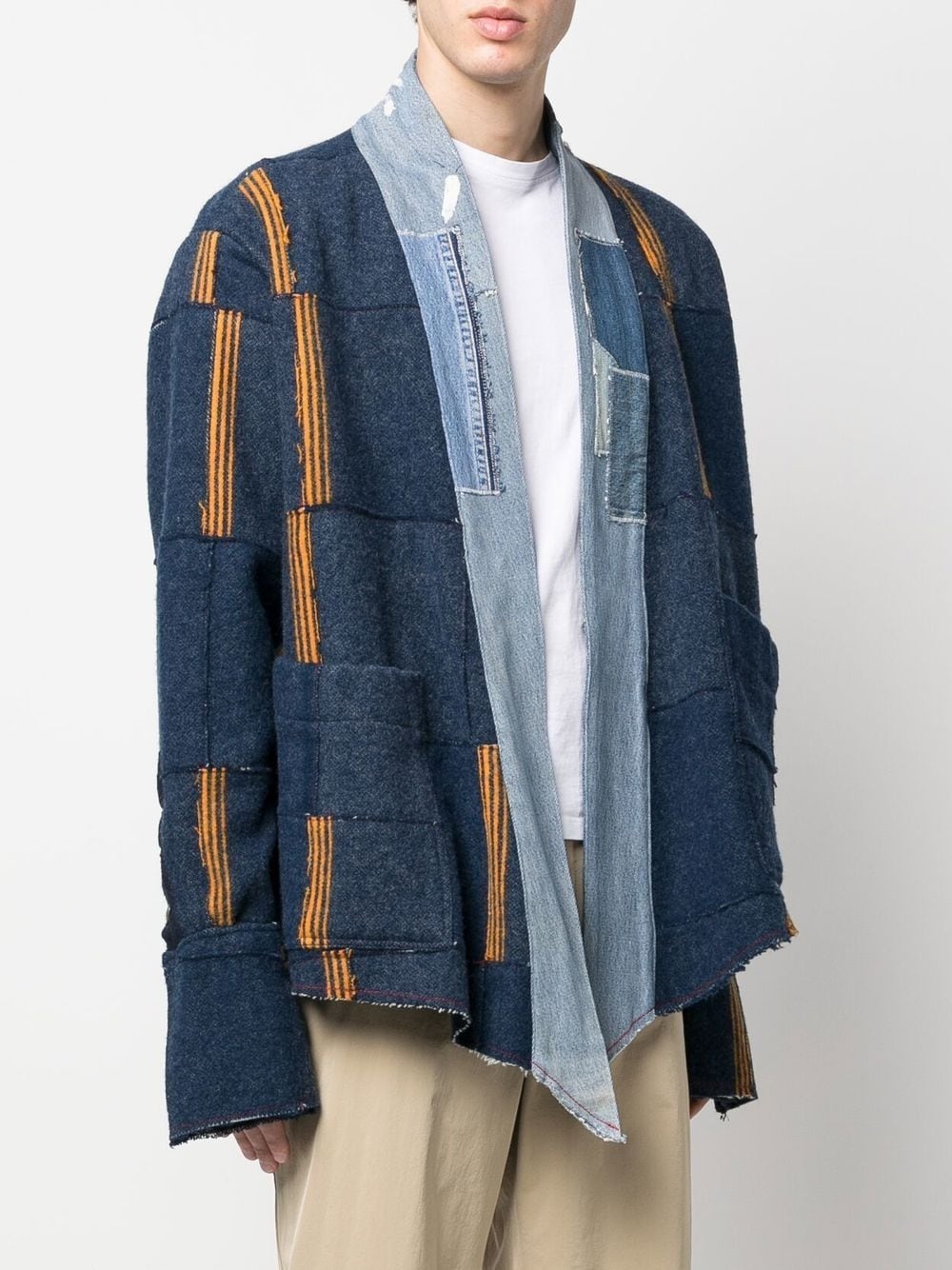 patchwork short coat - 3