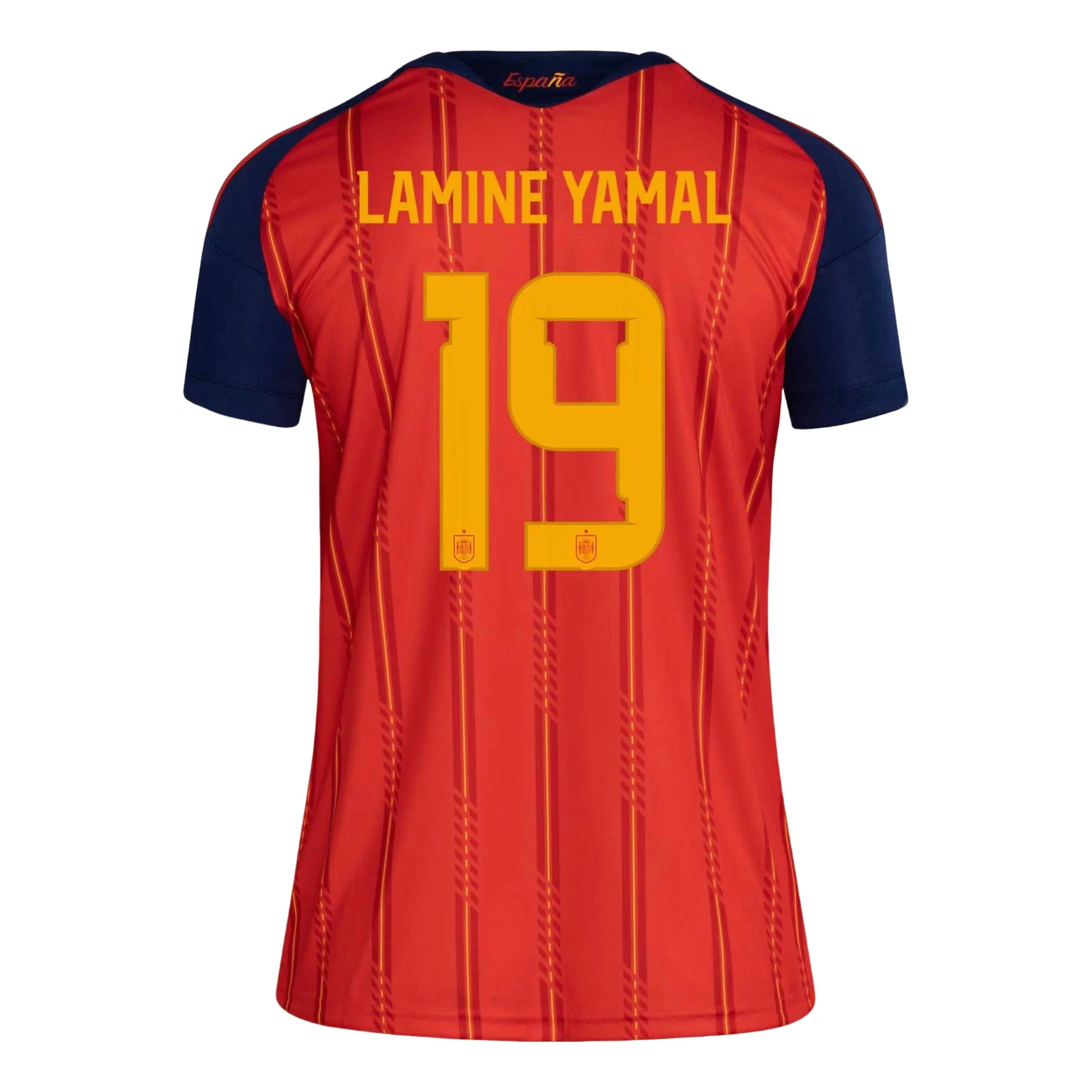 (WMNS) adidas Spain 26 Home Yamal Jersey Asia Sizing 'Vivid Red' KW7716 - 1