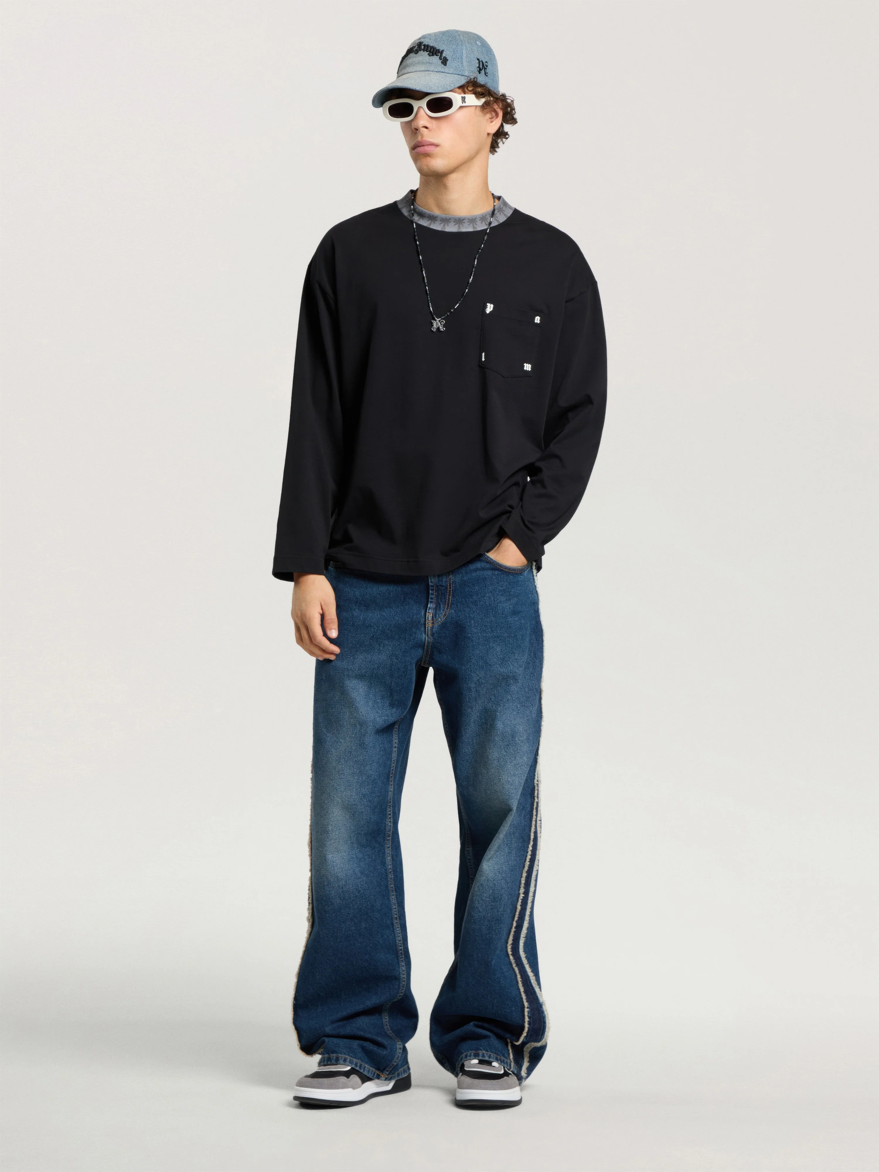 Palm Rib Long Sleeve T-Shirt - 1