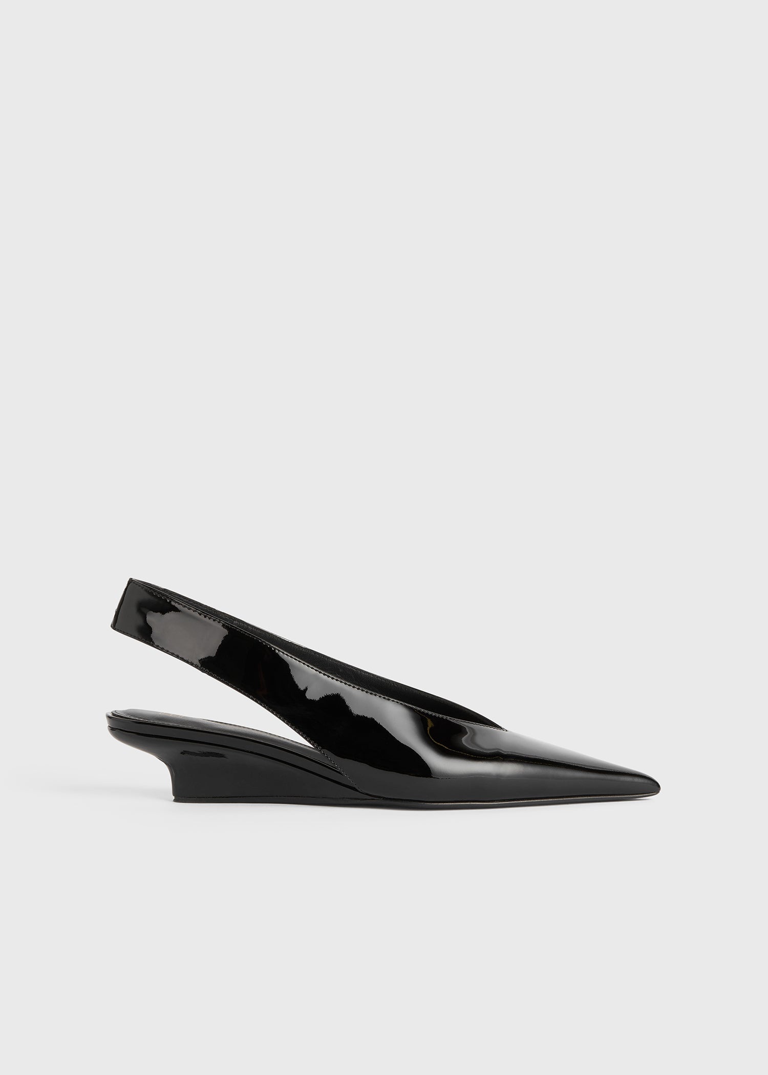 The Wedge-Heel Slingback black - 8