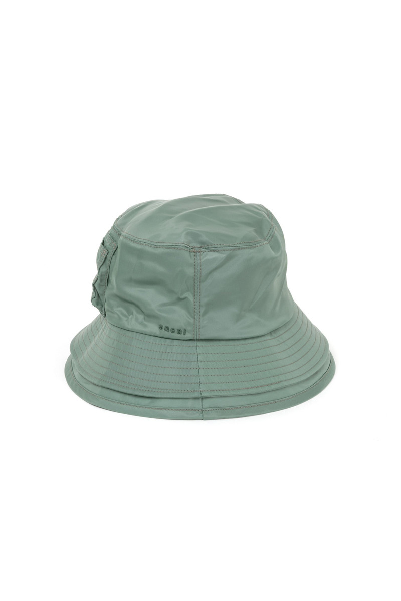 Pocket Double Brim Hat / Nylon Twill 3