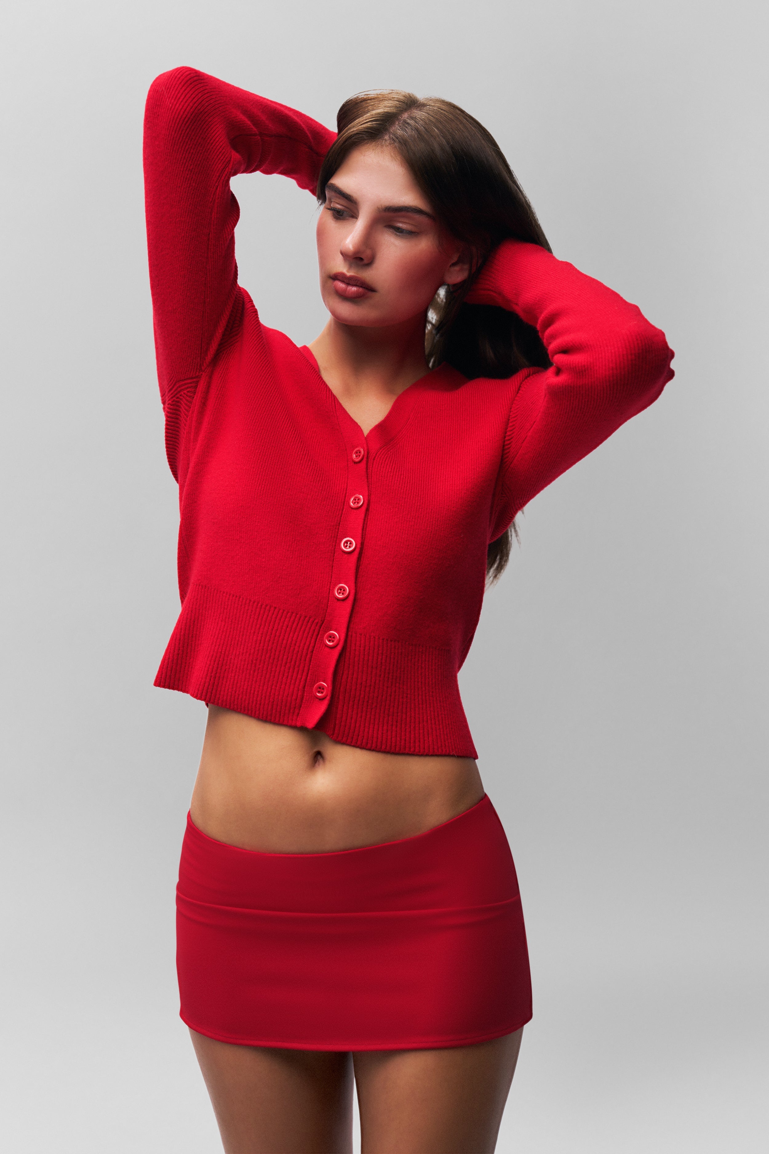 MICRO MINI STRETCH SKIRT - 4