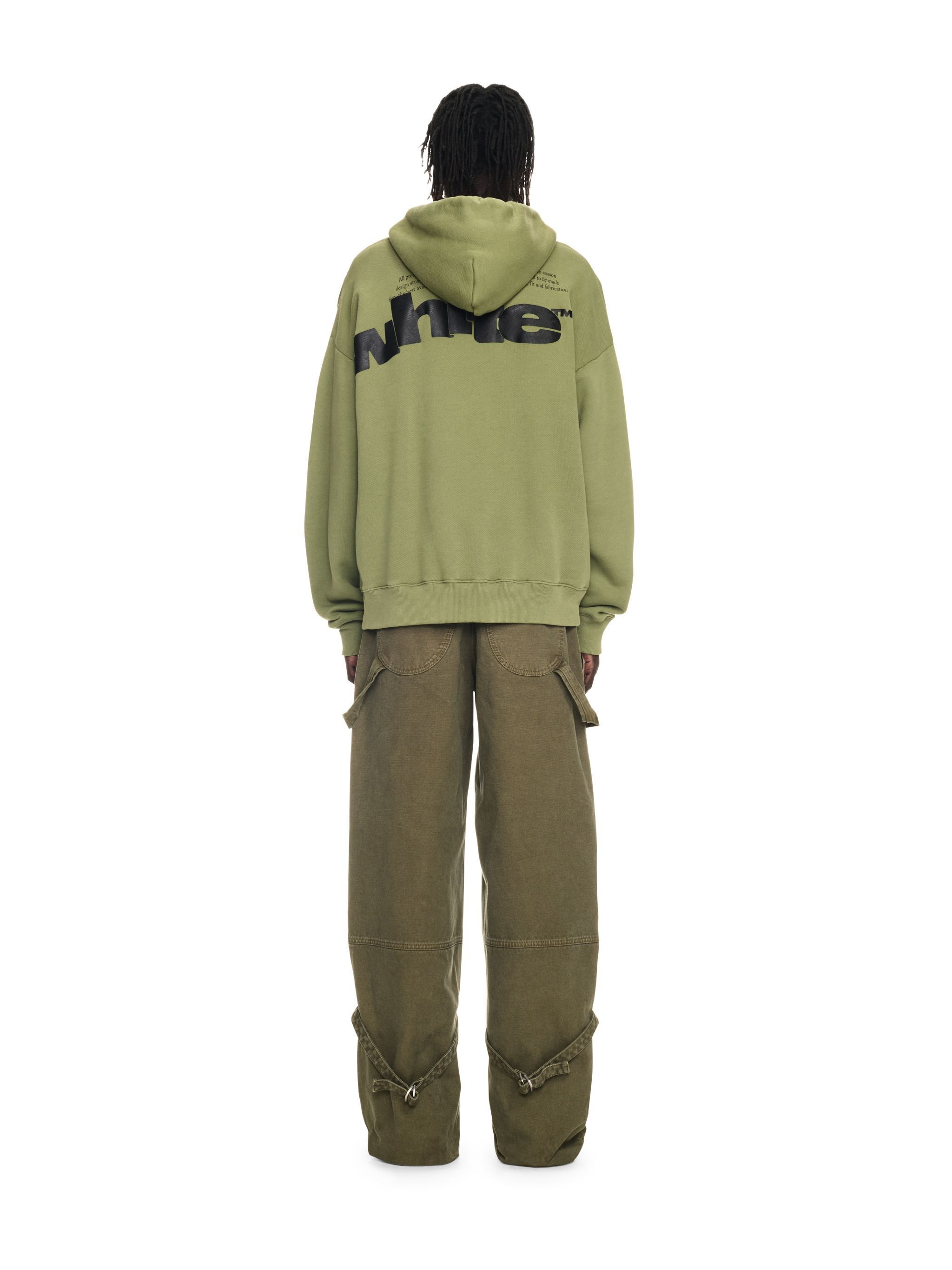 Military Green Canvas Carpenter Pants - 5