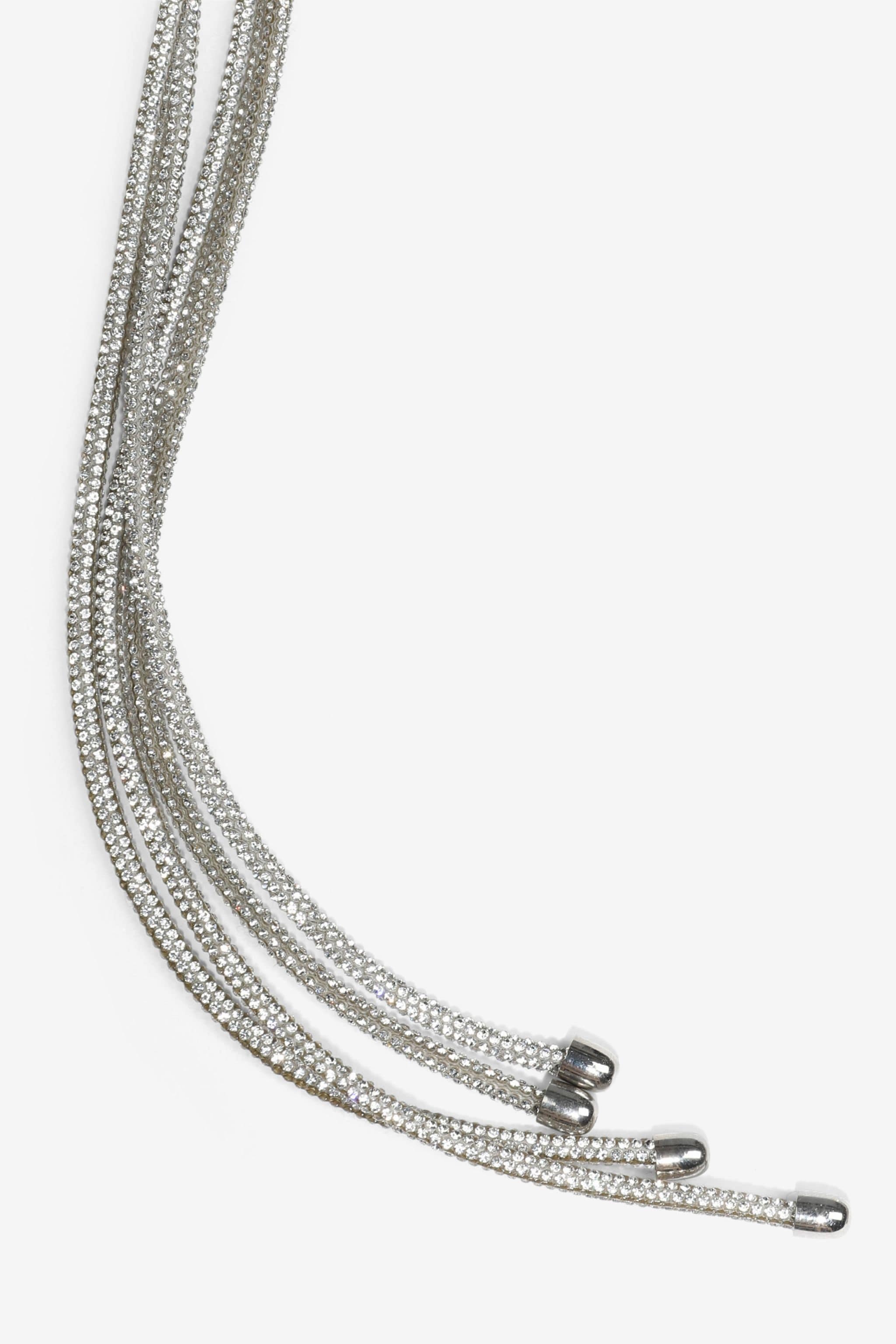CRYSTAL-EMBELLISHED DROP EARRING - 2