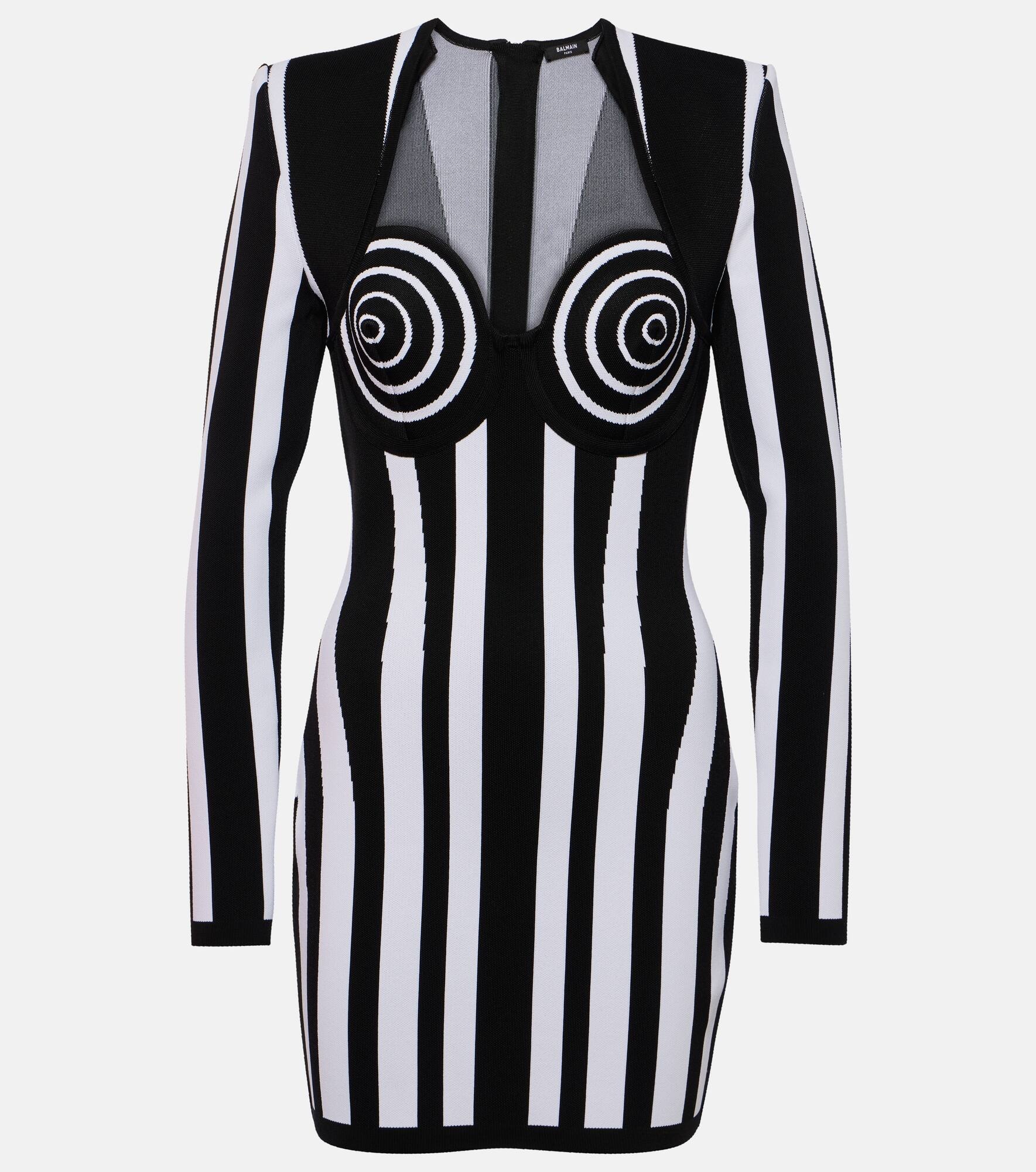 Striped minidress - 1