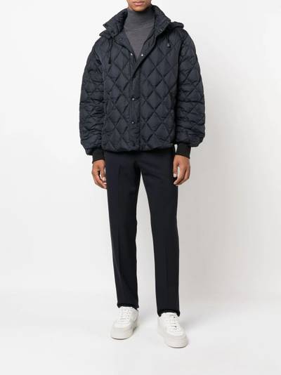 Aspesi quilted hooded jacket outlook