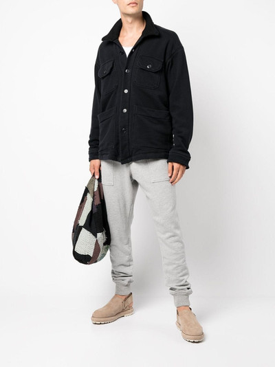 Greg Lauren Basic drawstring track pants outlook