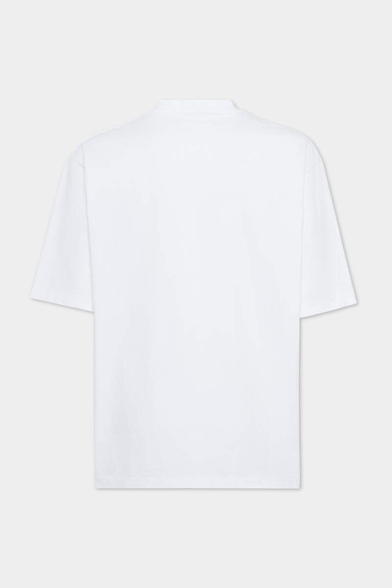 DSQUARED2 DYED AND DESTROYED LOOSE FIT CATEN LEAGUE T-SHIRT outlook