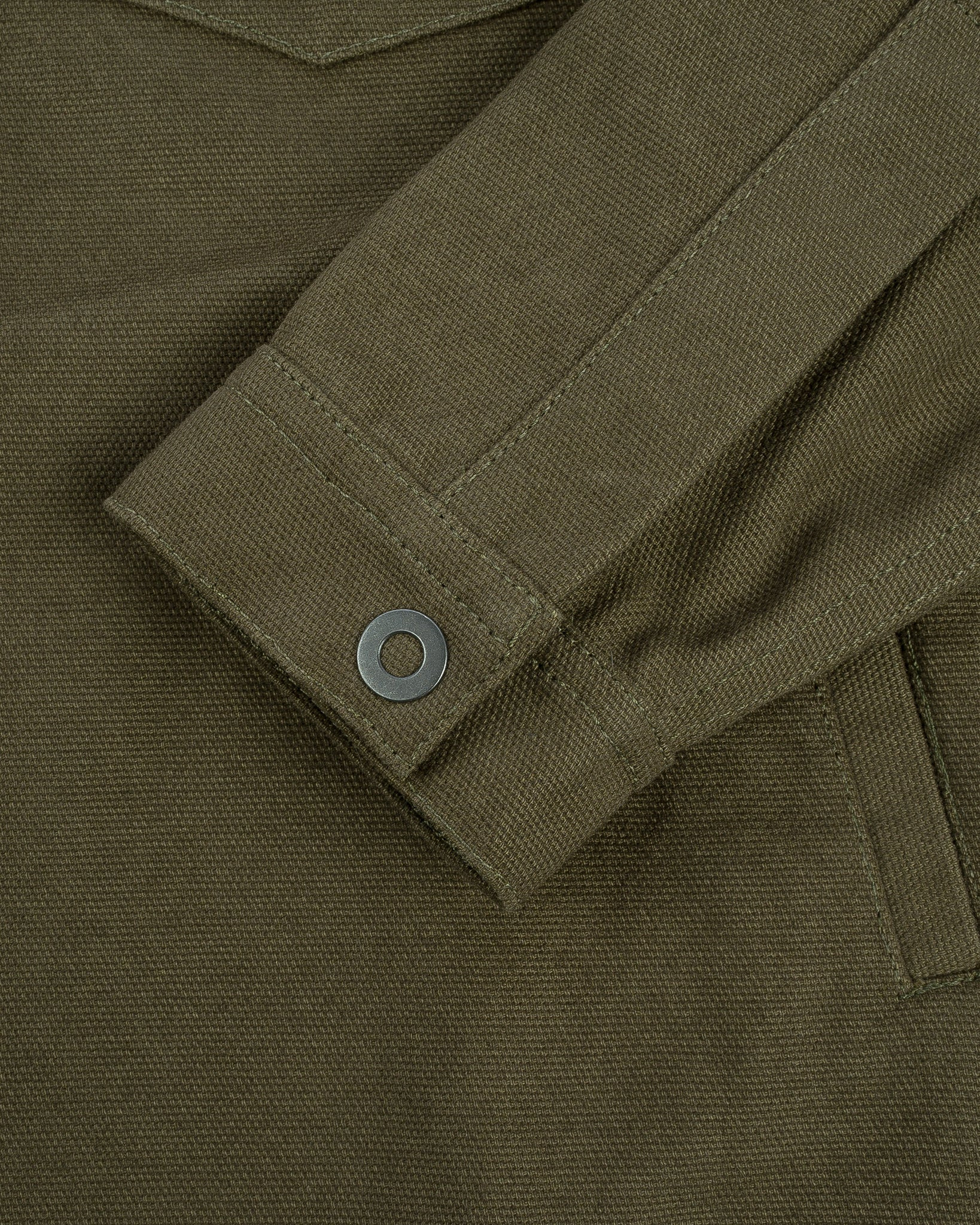 STF-TWLCPO-OLV SaturdayTypeFever - 9oz Cotton CPO Shirt - Olive - 9