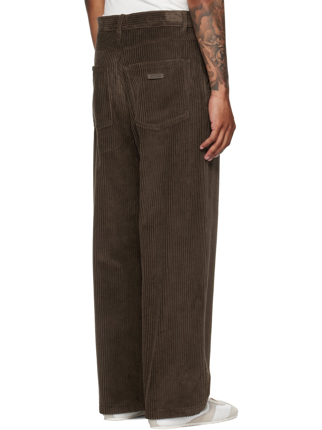 Brown Toggle Trousers - 3