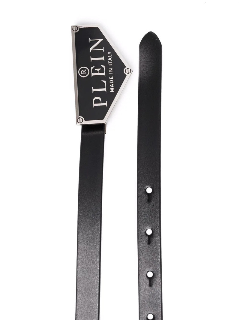PHILIPP PLEIN Iconic Plein leather belt outlook