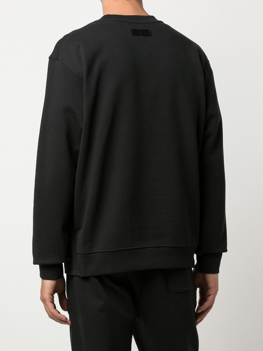 logo patch detail sweatshirt - 4