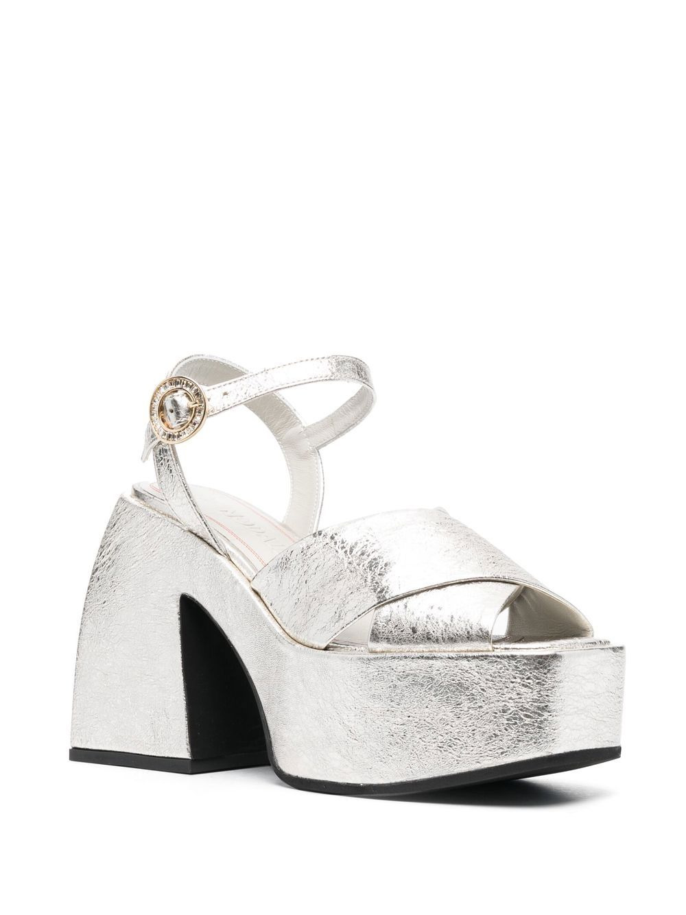 Bulla metallic 120mm sandals - 2
