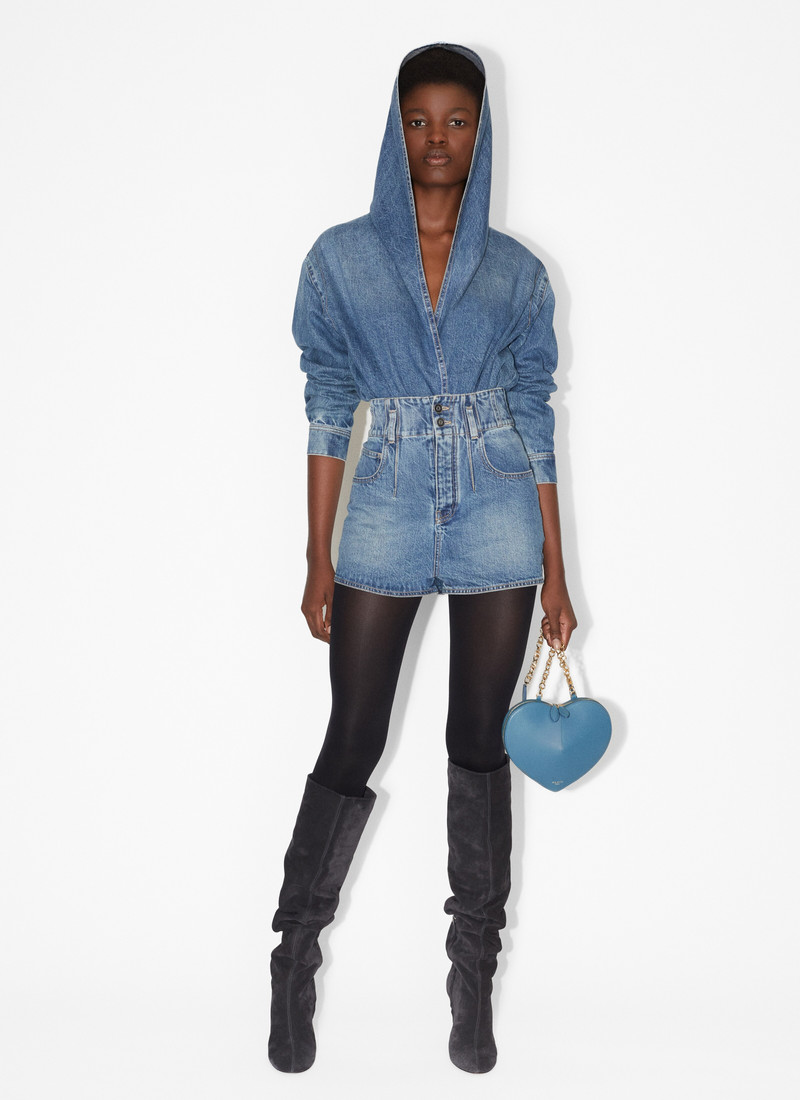 Alaïa HOODED DENIM BODY outlook