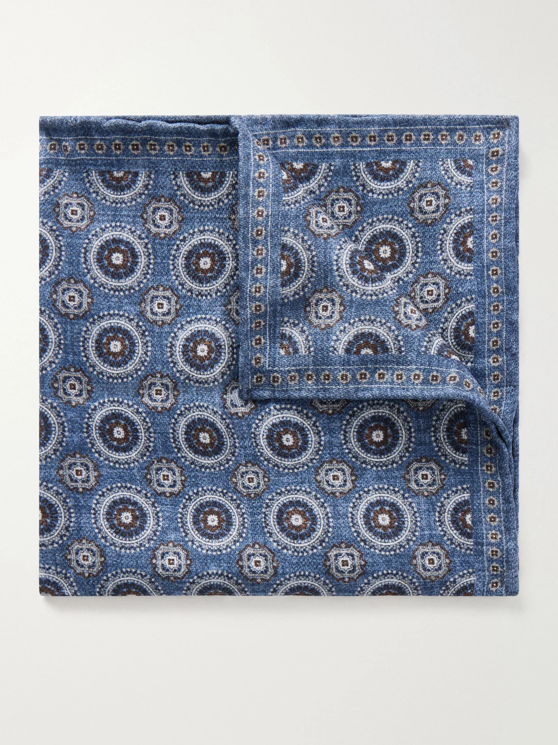 Printed Silk Pocket Square - 1