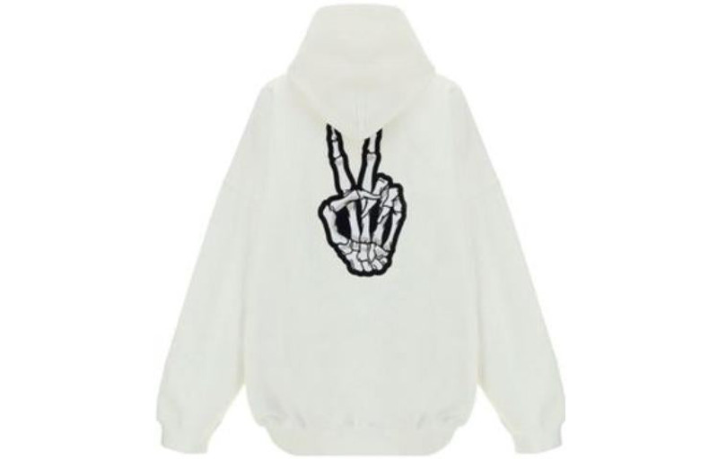 BALENCIAGA Balenciaga Drip Peace Hoodie Large Fit 'White' 651799TKVA2863932 outlook