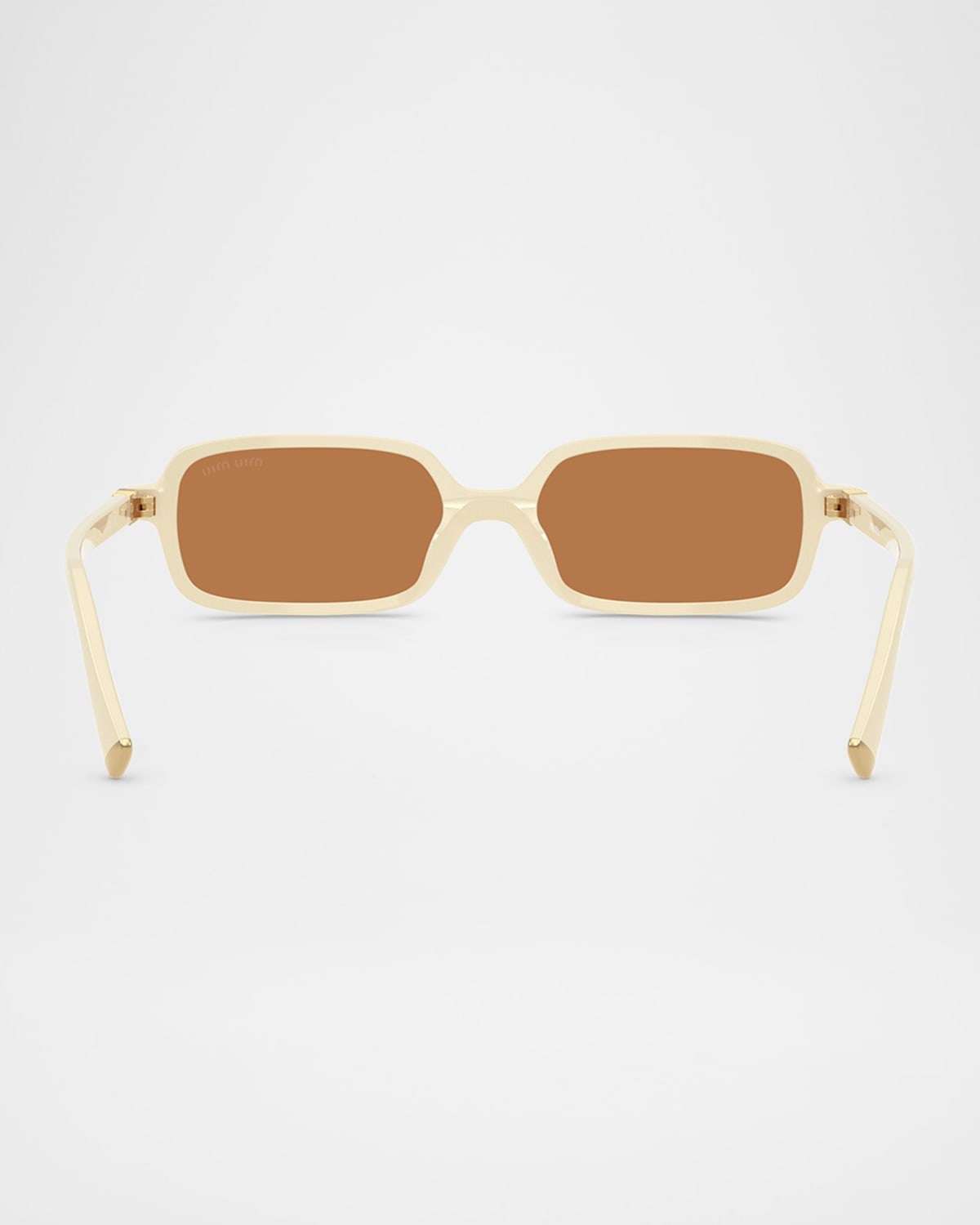 MU 11ZSF Acetate Rectangular Sunglasses - 4