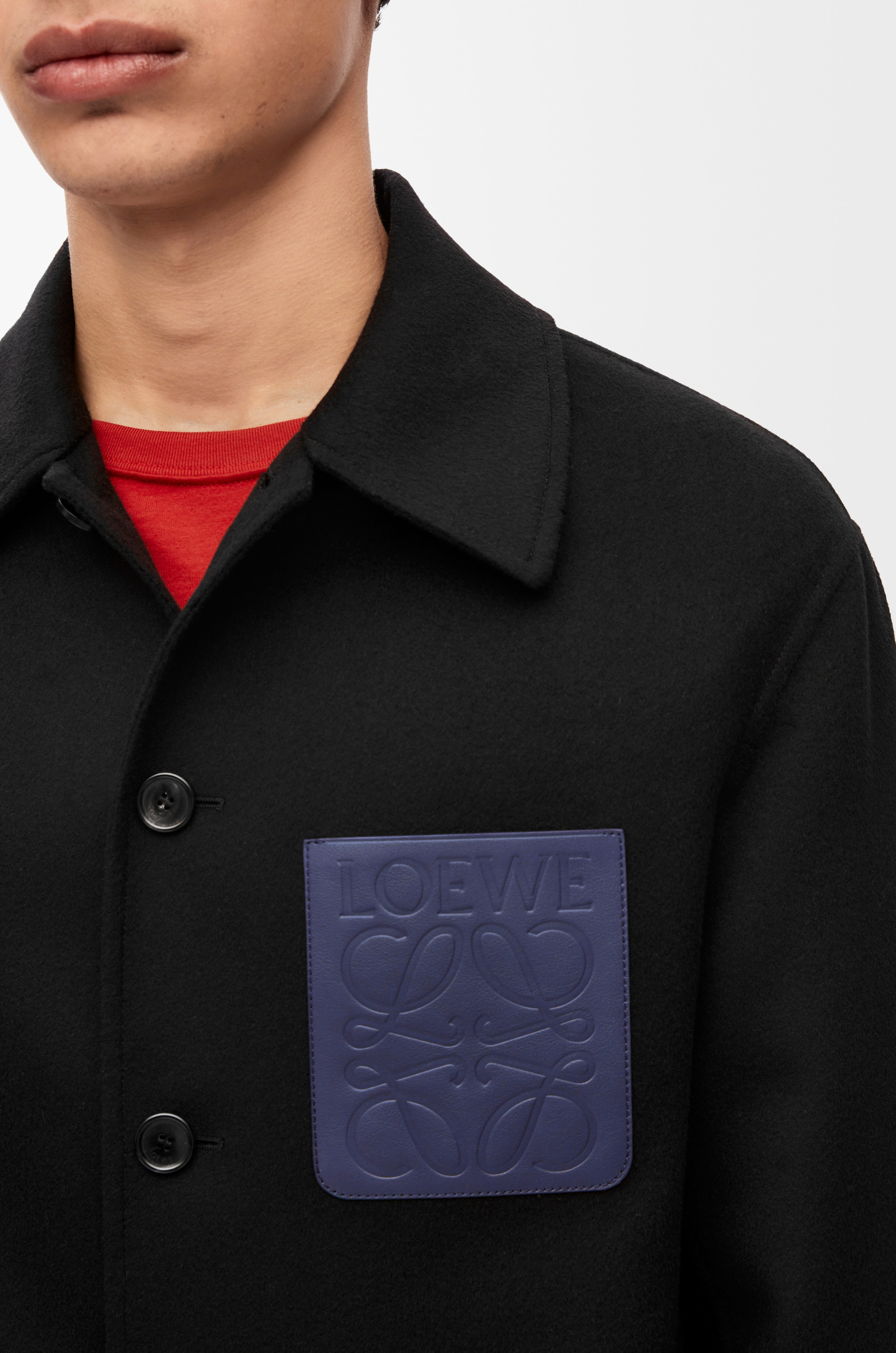 Workwear jacket in wool and cashmere - 5