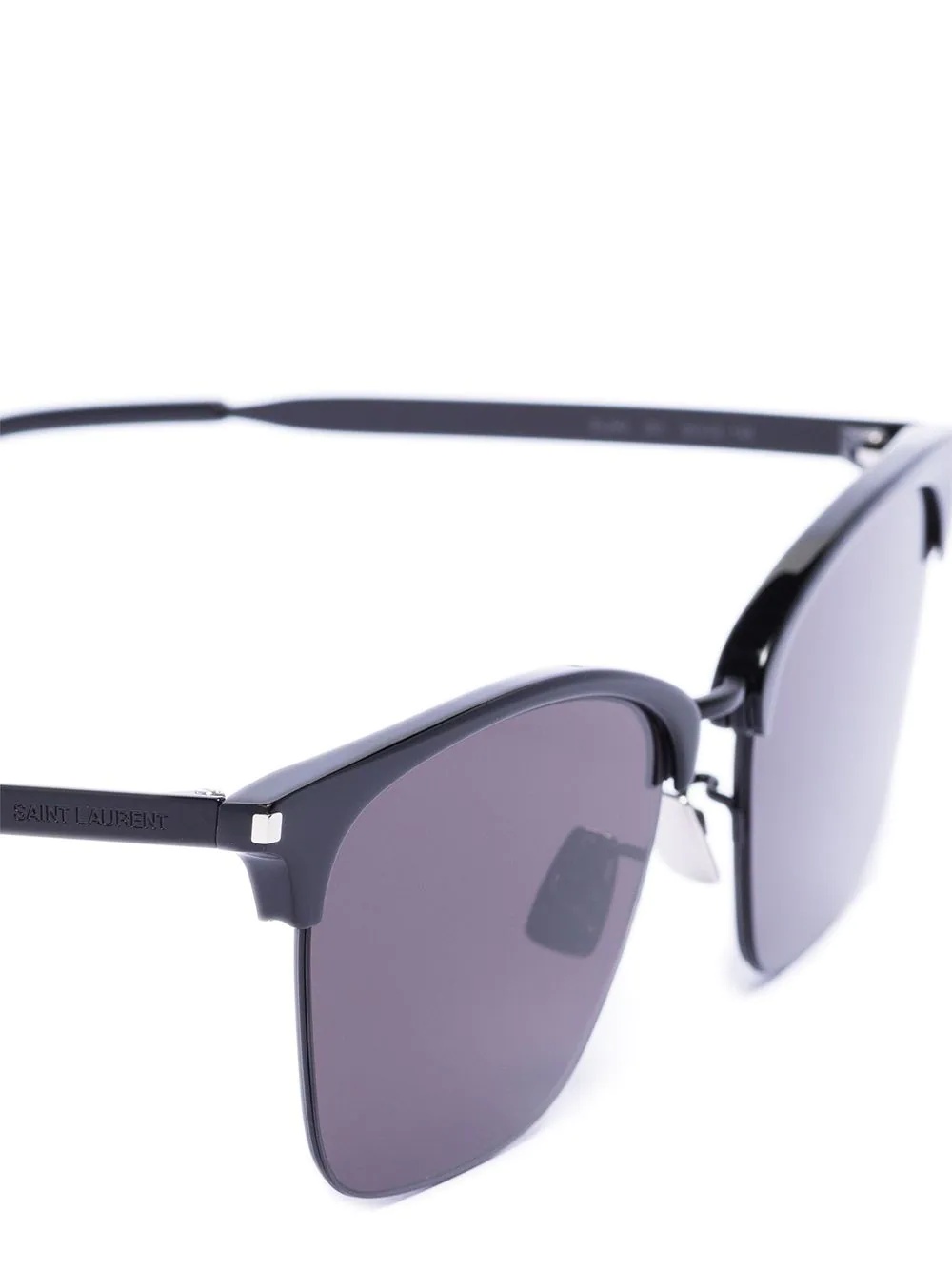 half-rim square-frame sunglasses - 3