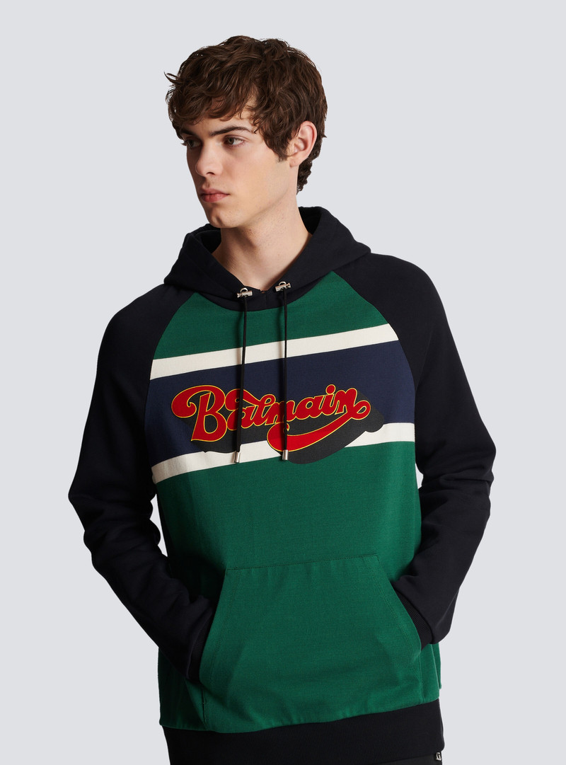 Balmain retro '70s hooded sweatshirt 6