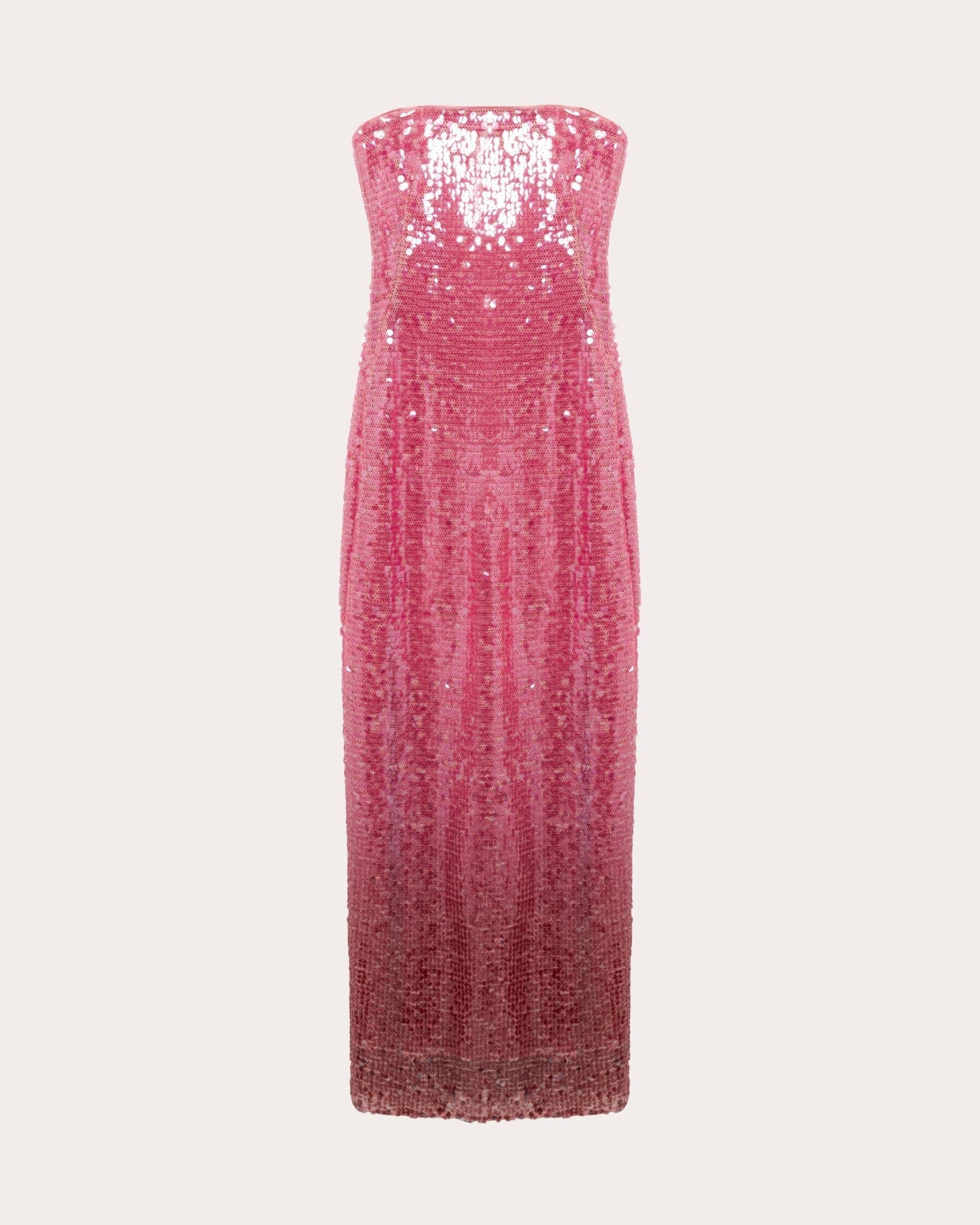 Leilani Sequin Strapless Column Gown - 5