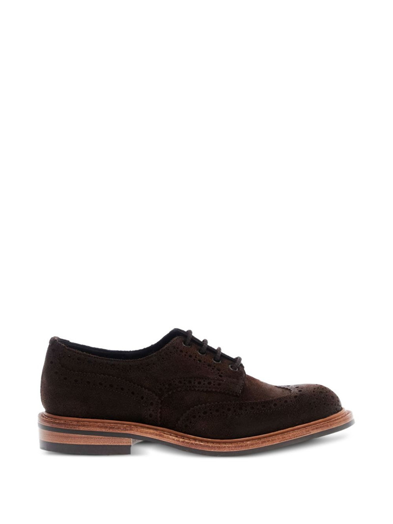 Tricker's Bourton suede derby shoes outlook