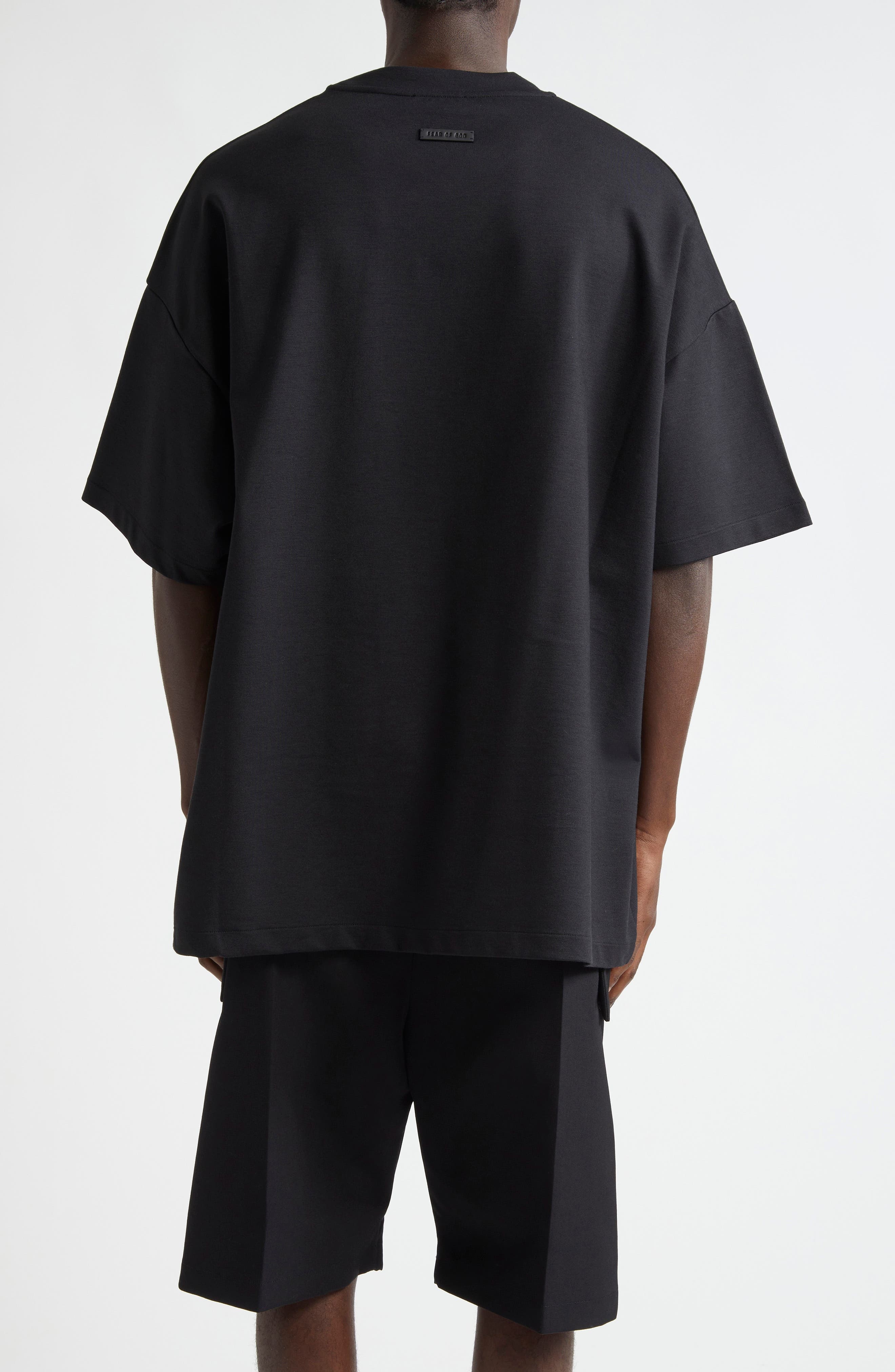 Fear of God Milano Jersey Crewneck T-Shirt in Black at Nordstrom - 2