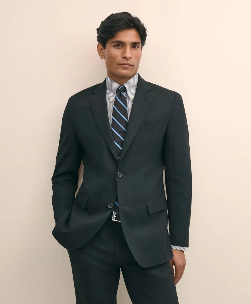 Brooks Brothers Explorer Collection Slim Fit Wool Suit Jacket - 1