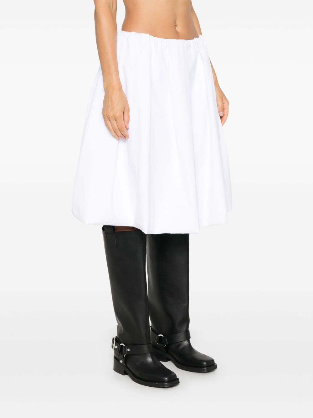 poplin midi skirt - 3