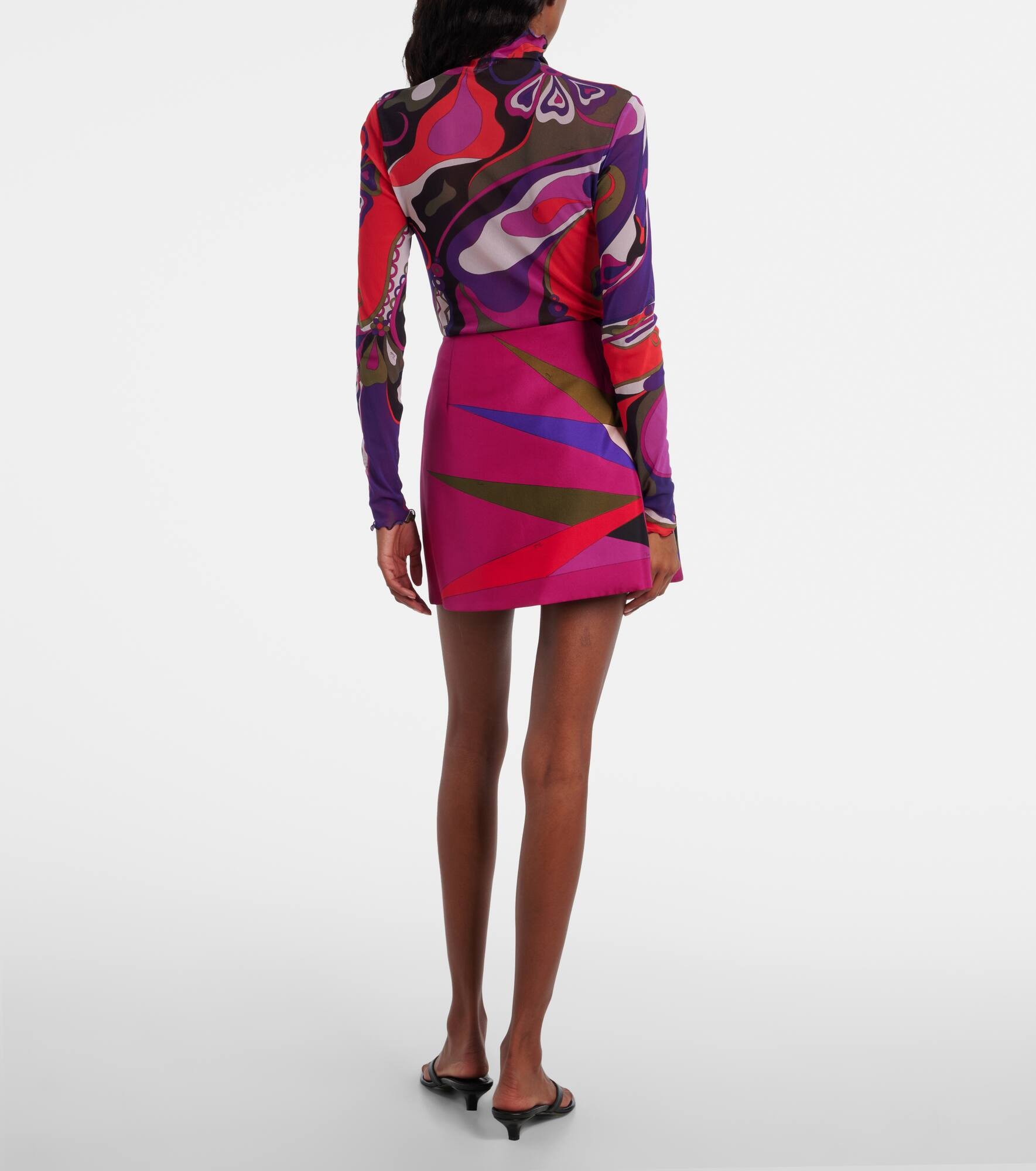 Stella silk wrap skirt - 3