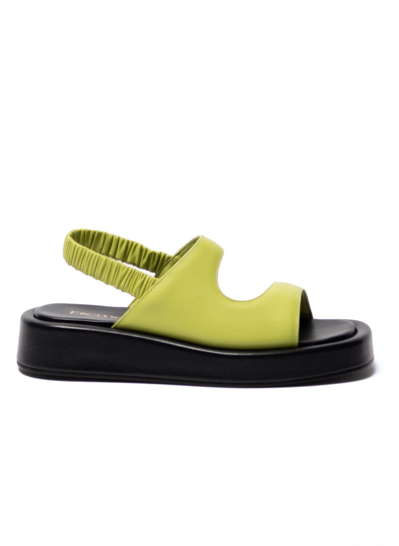 Gemini Puffy Slingback Lime/Black 4