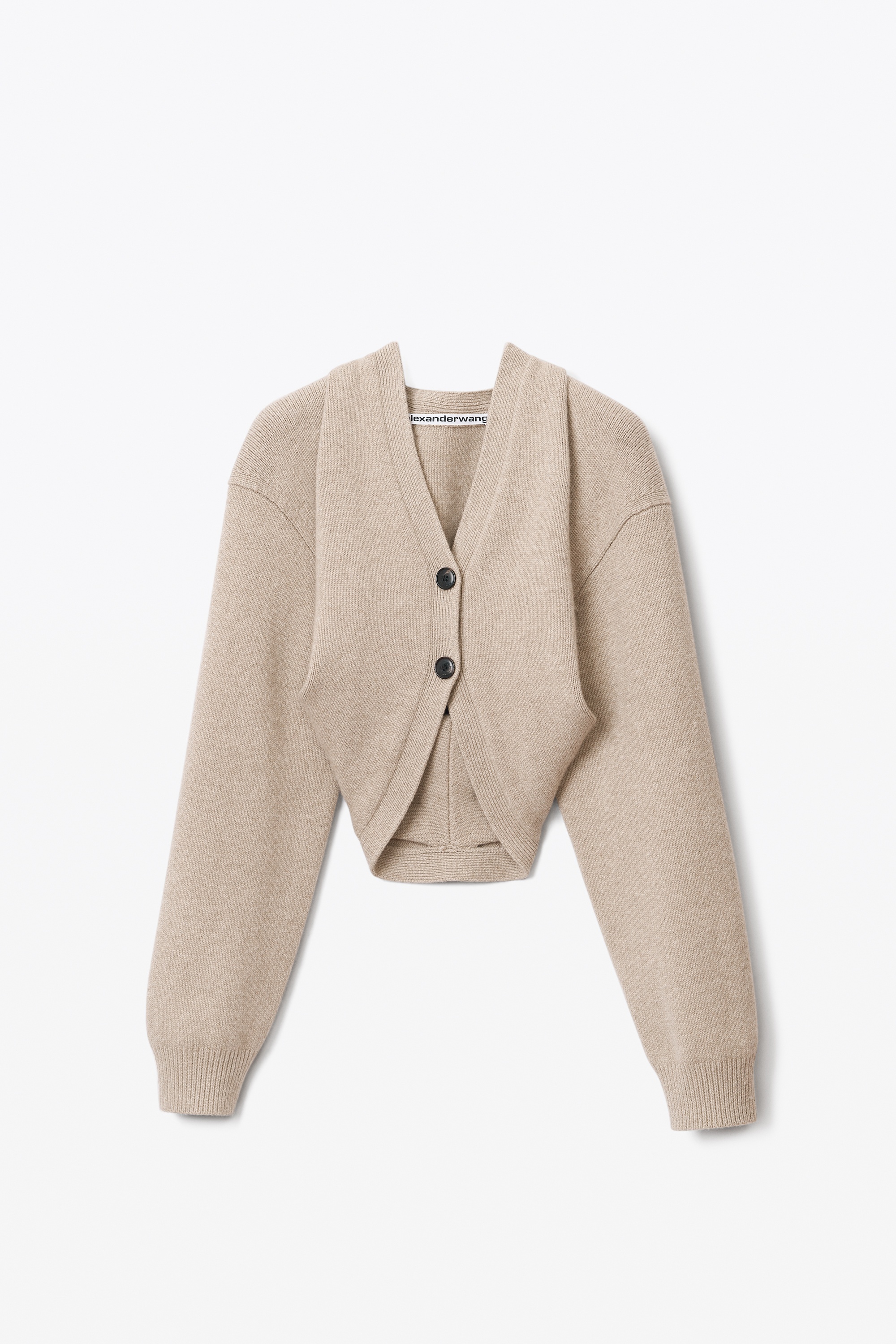 BACK KNOT CARDIGAN IN CASHMERE WOOL - 1