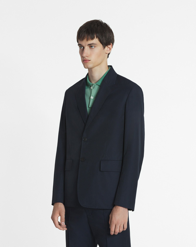 TECHNICAL COTTON STRAIGHT FIT JACKET 3